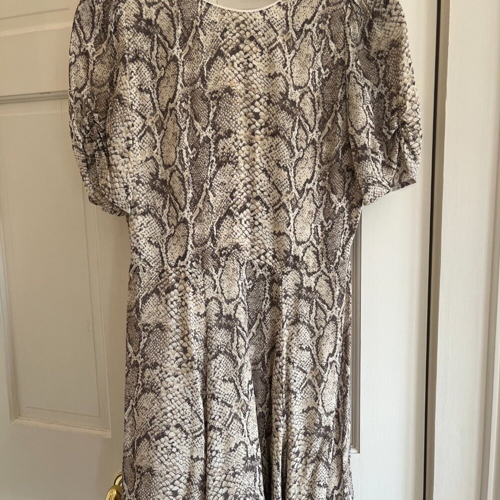 Reformation Gracie Python Snake Print Mini Dress … - image 4